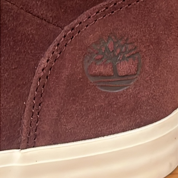 Timberland Women’s Skyla Bay size 6 Burgundy Suede Sneaker Boot - Picture 4 of 13